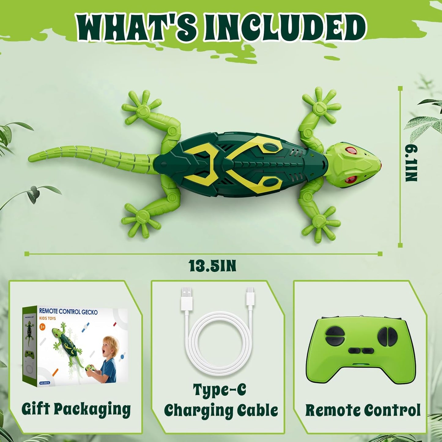 Wand-Gecko Chameleon-Spielzeug, standard