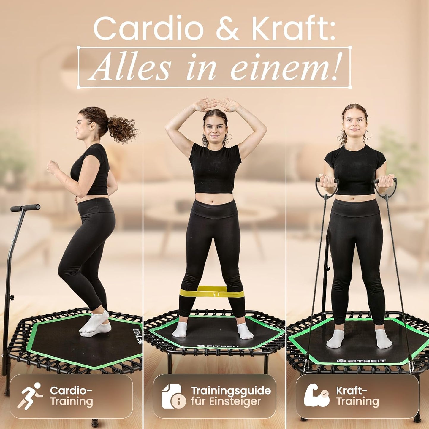 Fitnesstrampolin für Erwachsene