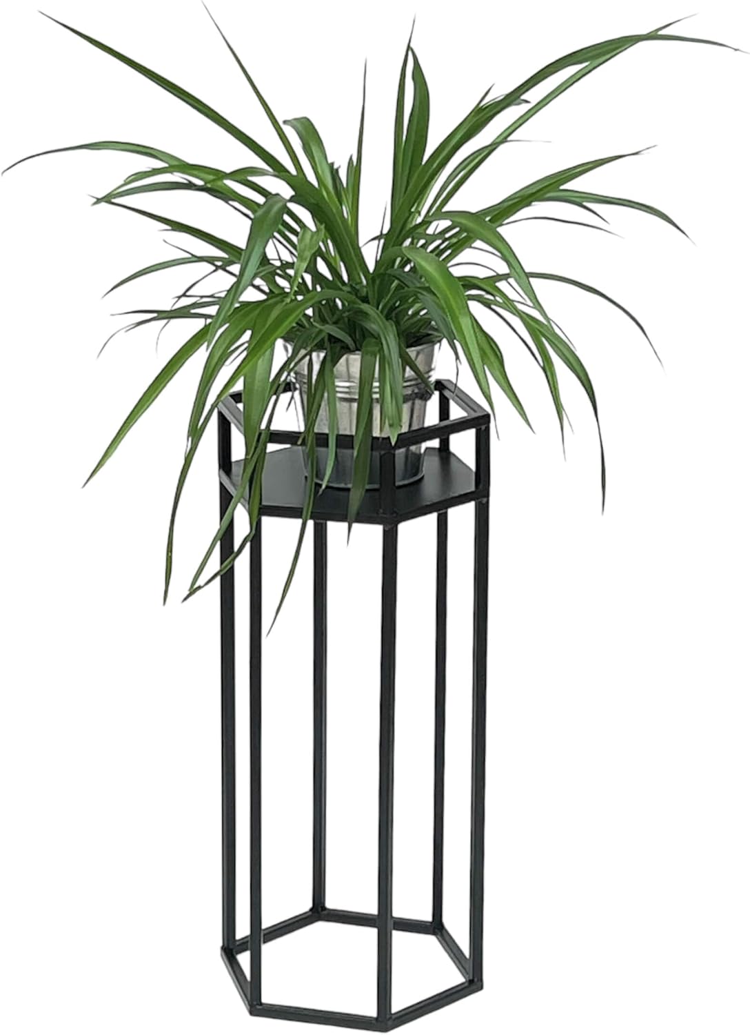 6-eckiger Blumenhocker, Höhe: 50 cm / S