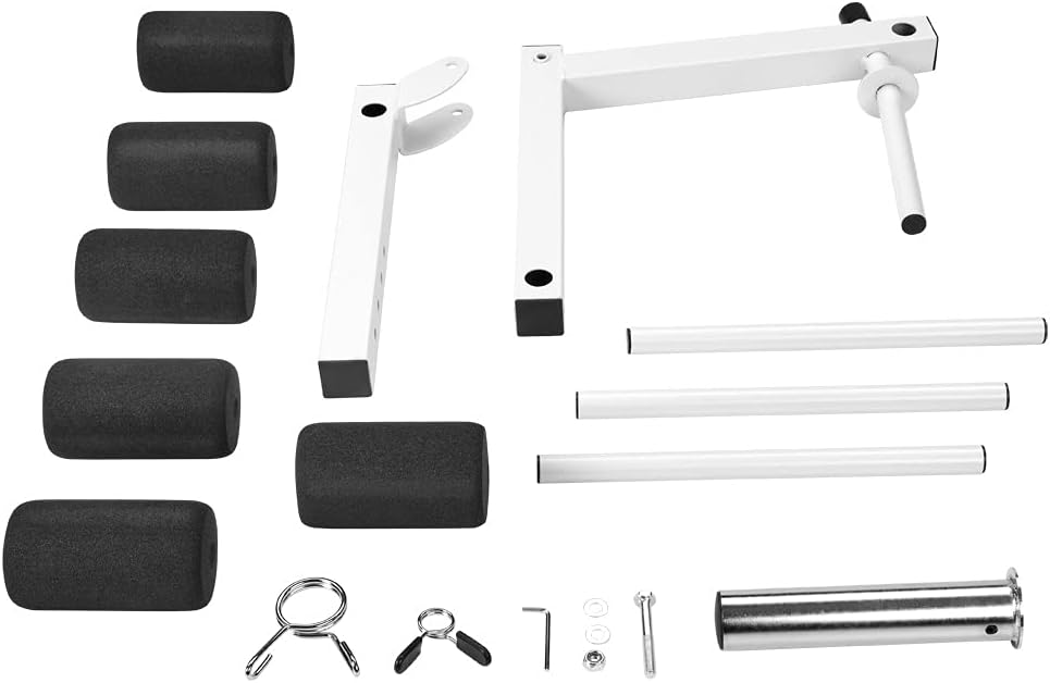 Zubehör für Hantelbank: Beinstrecker/-beuger, Weiss