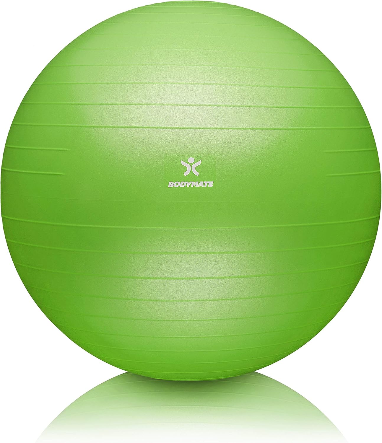 Gymnastikball mit Pumpe, Lime-Green 55 cm (für Körpergröße bis 154cm)