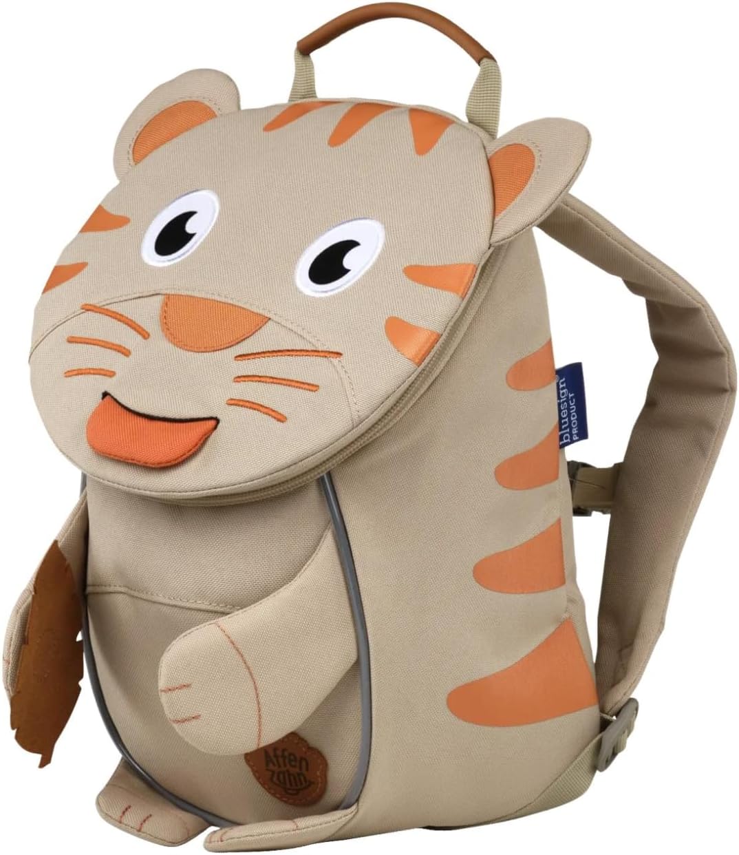Kindergartenrucksack Kleiner Freund, Einheitsgrösse Pure Tiger - Beige
