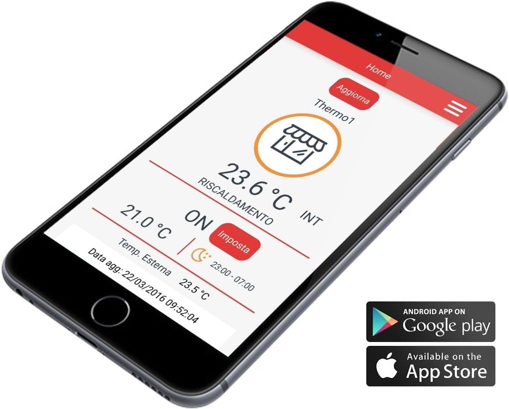 Smart WiFi Thermostat VE785700 mit App-Steuerung, Weiss