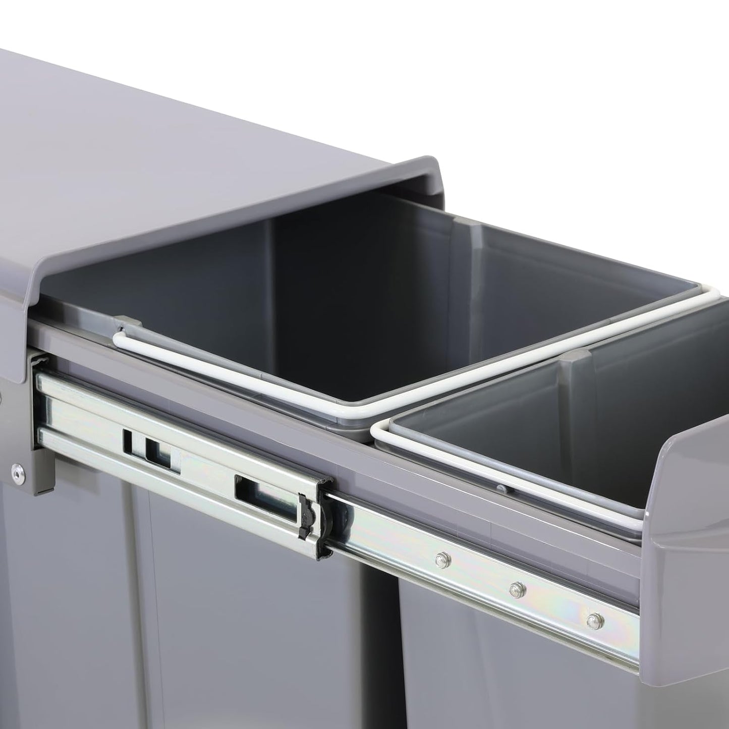 Einbaumülleimer EMCombo30 (2 Fächer, 10L + 20L) ausziehbar, EMCombo30