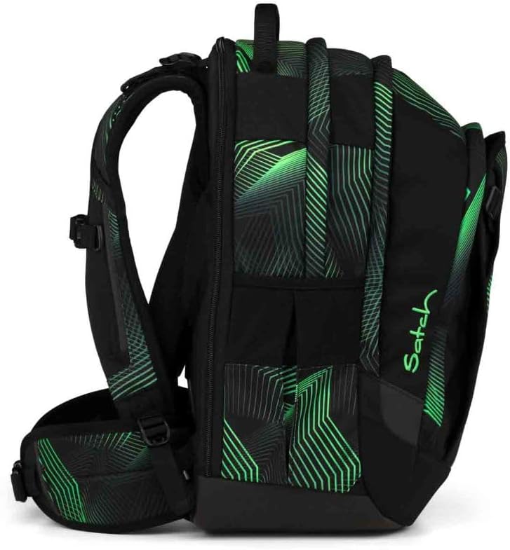Schulrucksack Set mit Schlamperbox & Sportbeutel, Seismic Green