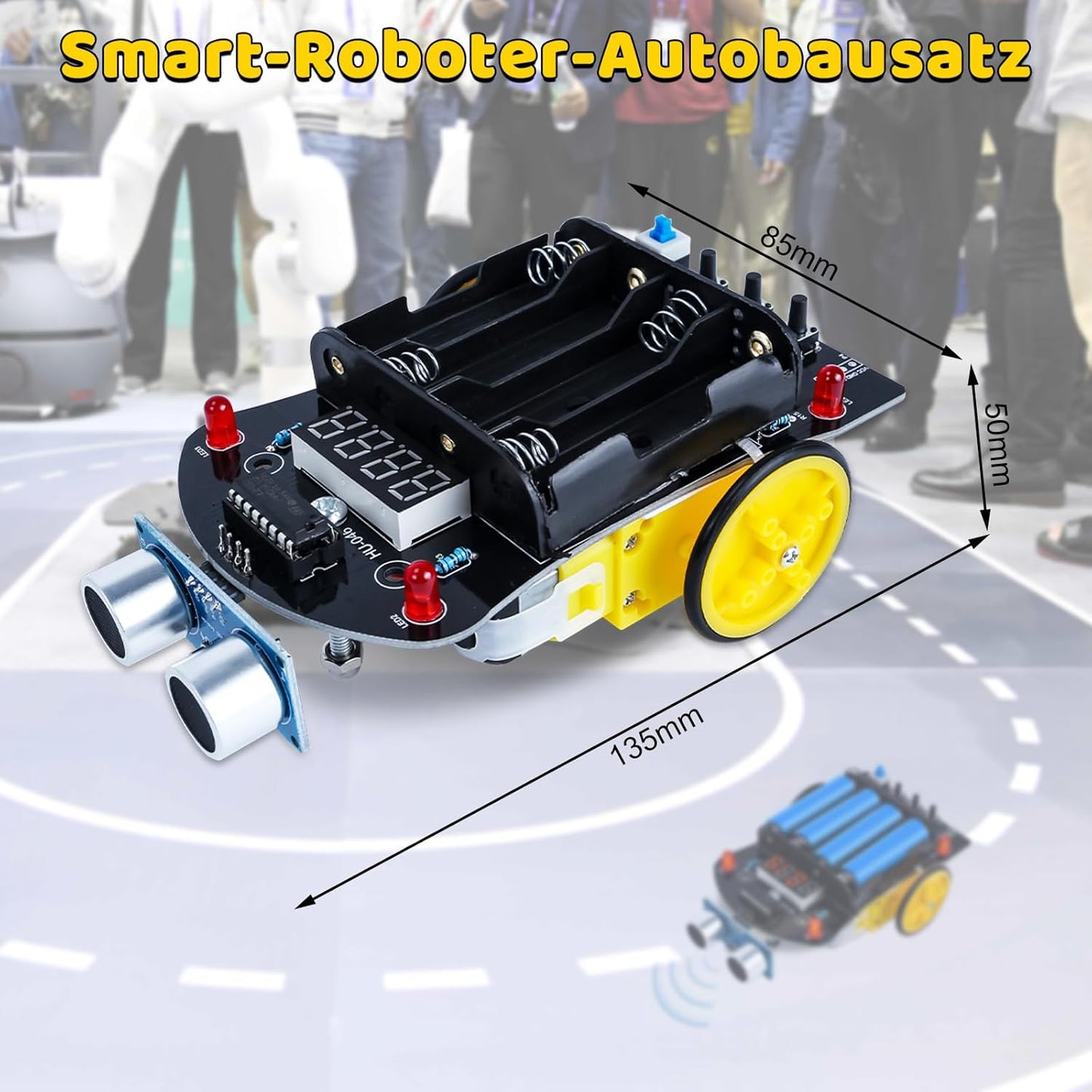 Trolley Roboter Kit, Hindernisvermeidungswagen