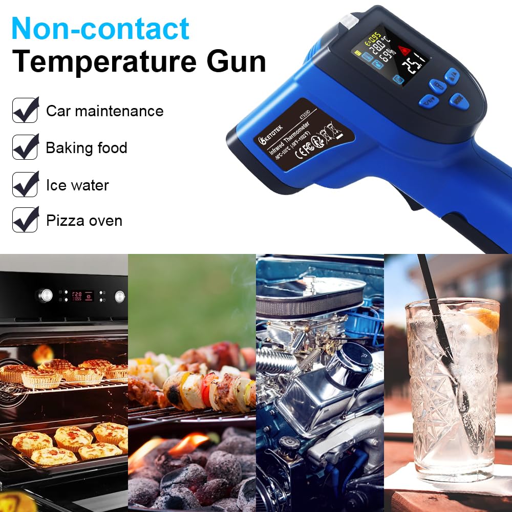 Infrarot Thermometer, Dual-Laser