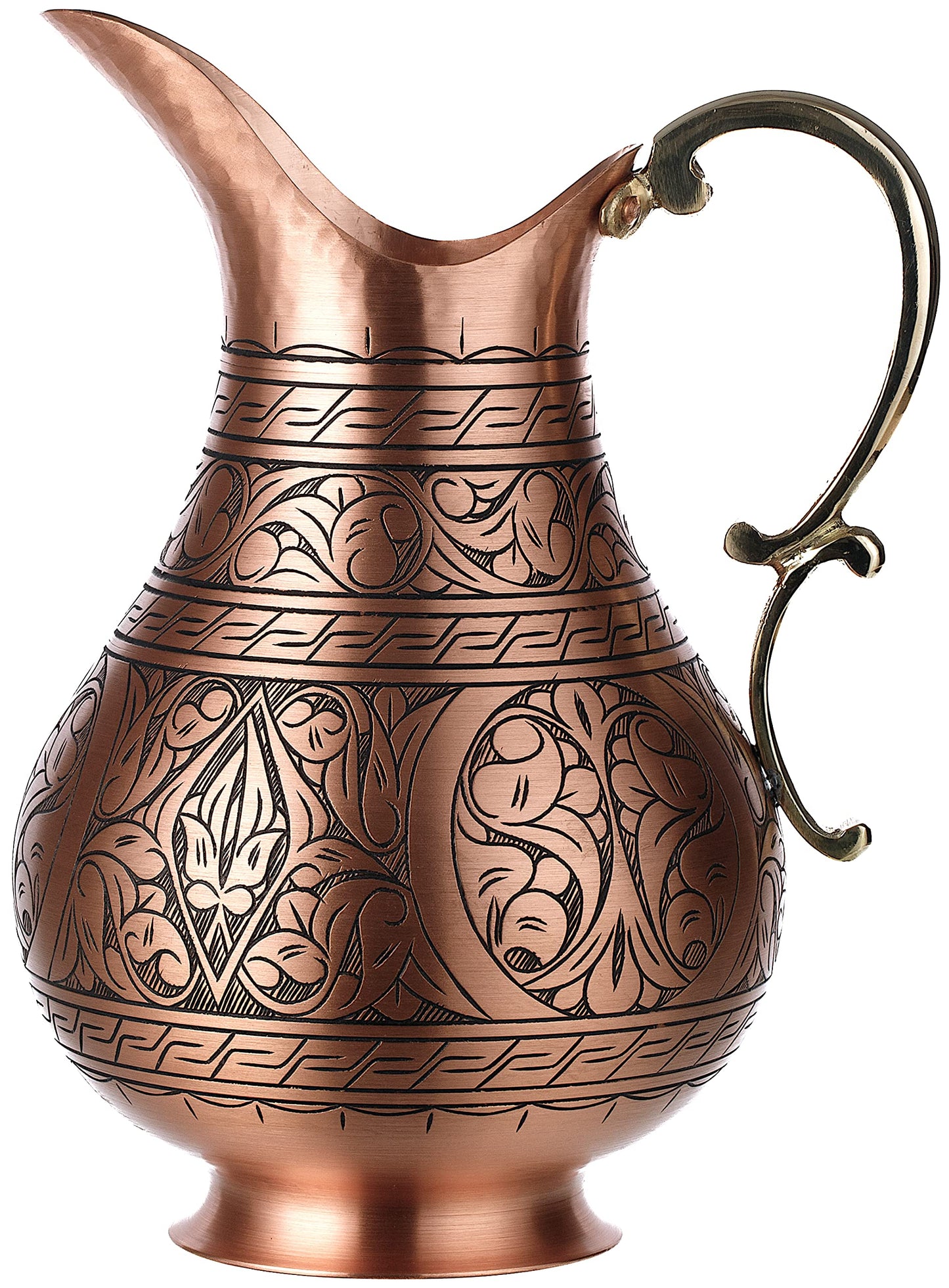 Wasserkrug, Mattes Kupfer