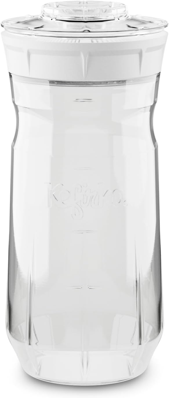 Fermentations-Set für Milch- und Wasserkefir, Weiß