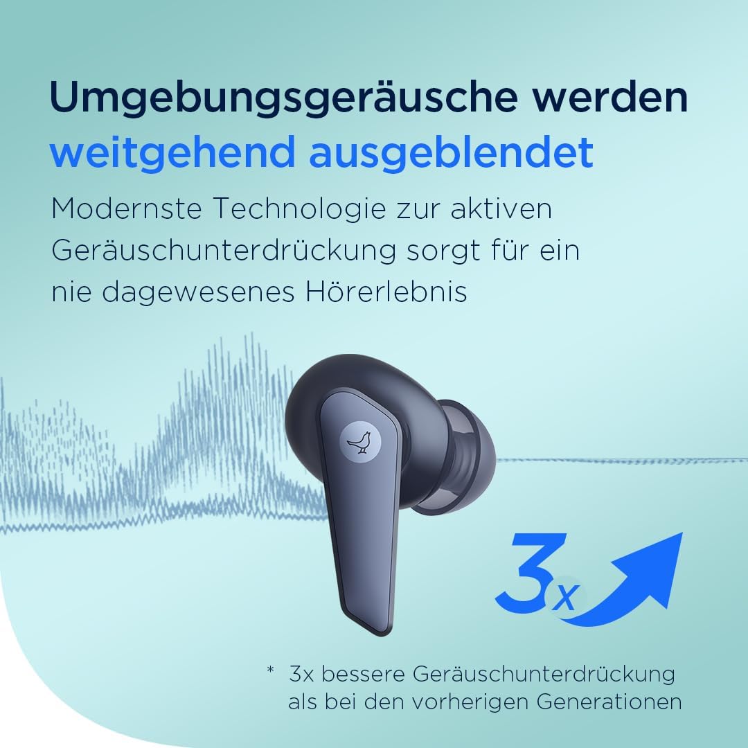 AIR+ 3 True Wireless In-Ear Kopfhörer mit ANC, grün