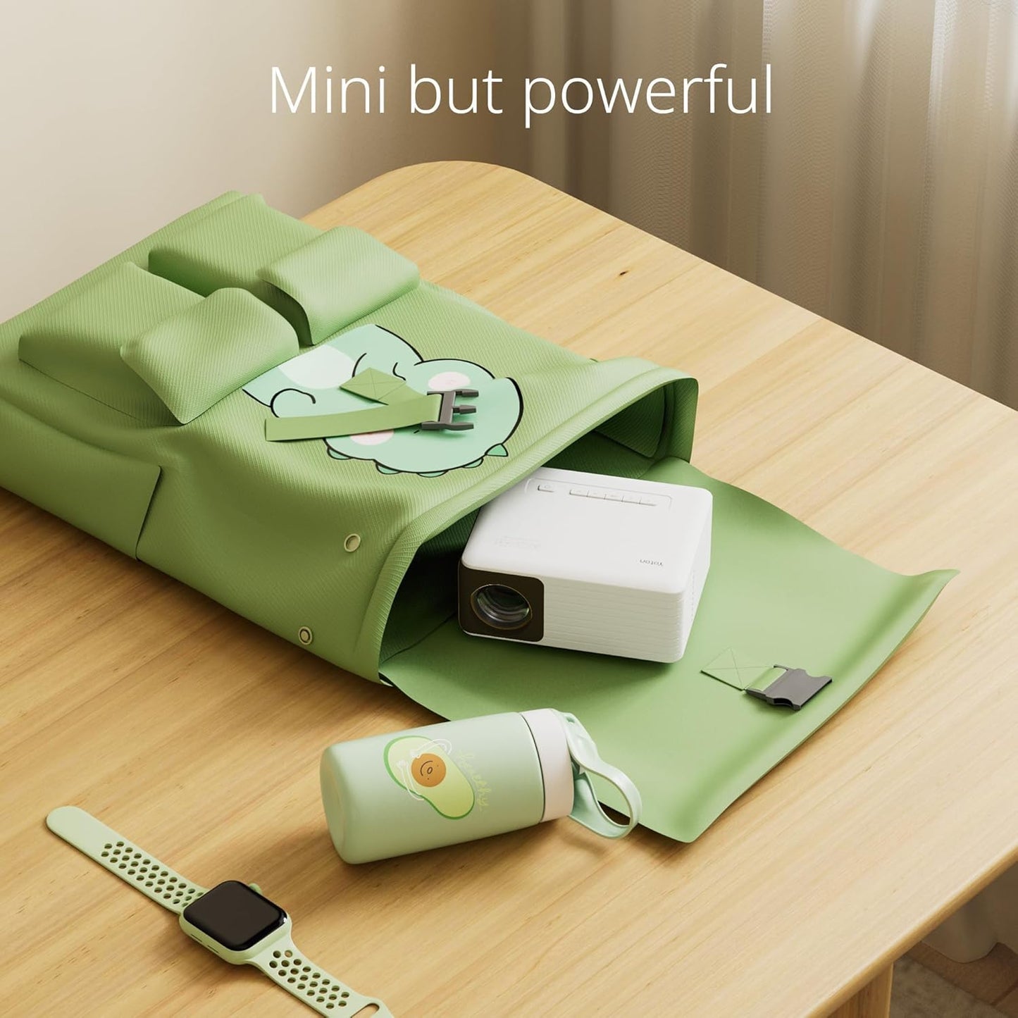 Mini Beamer Y3 mit Zoom und Trapezkorrektur, Black
