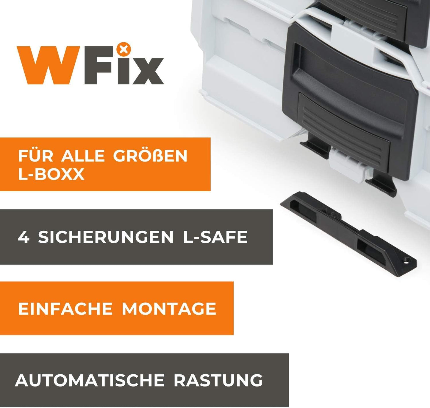 Sortimo L-BOXX Halter, L-Safe Black