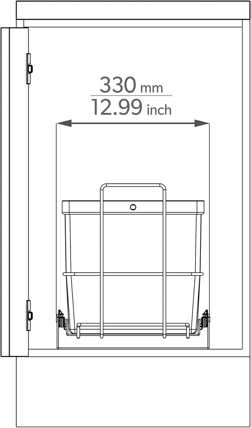 Einbau Mülleimer - LM 64/3, 1x11L + 2x8L