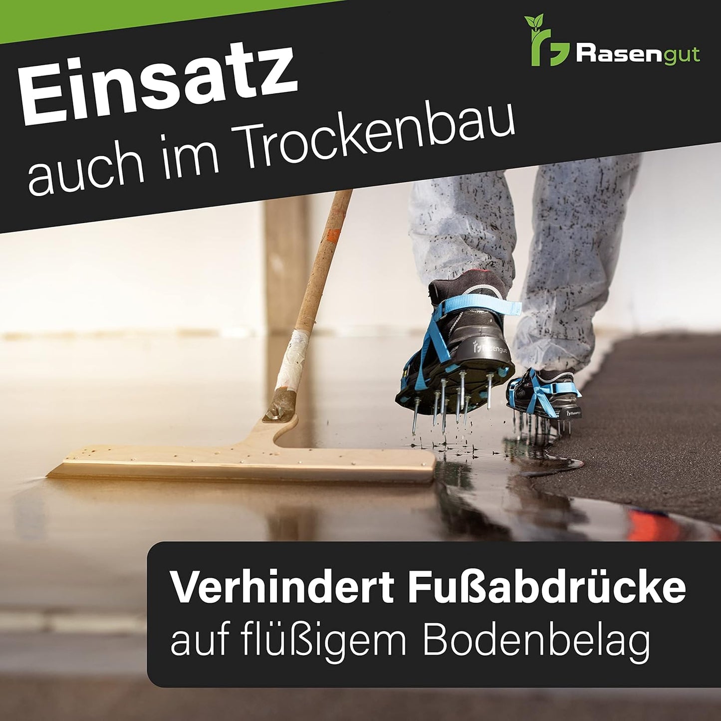 Nagelschuhe zur Rasenbelüftung