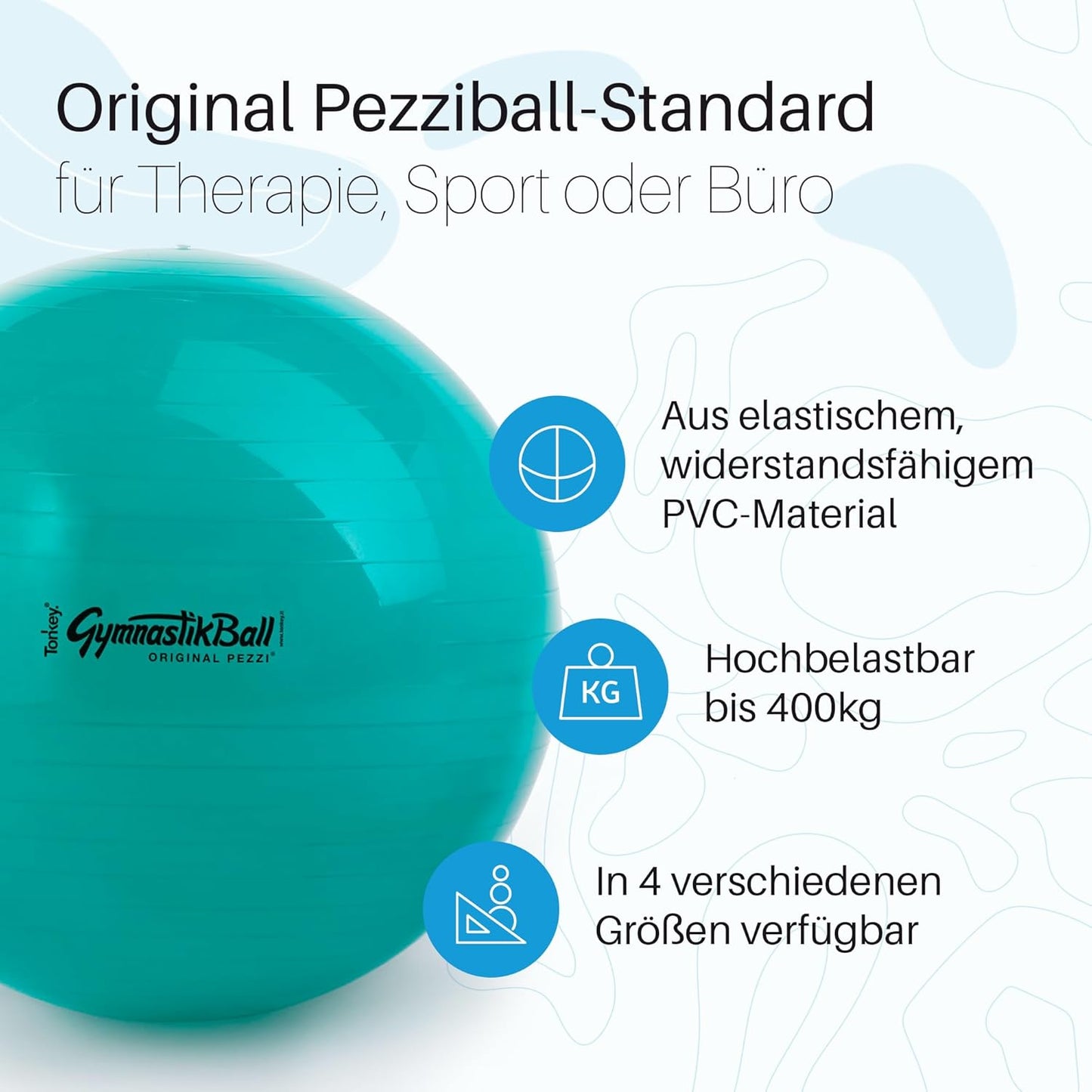 Gymnasikball 65cm, Ø 65 cm Violett