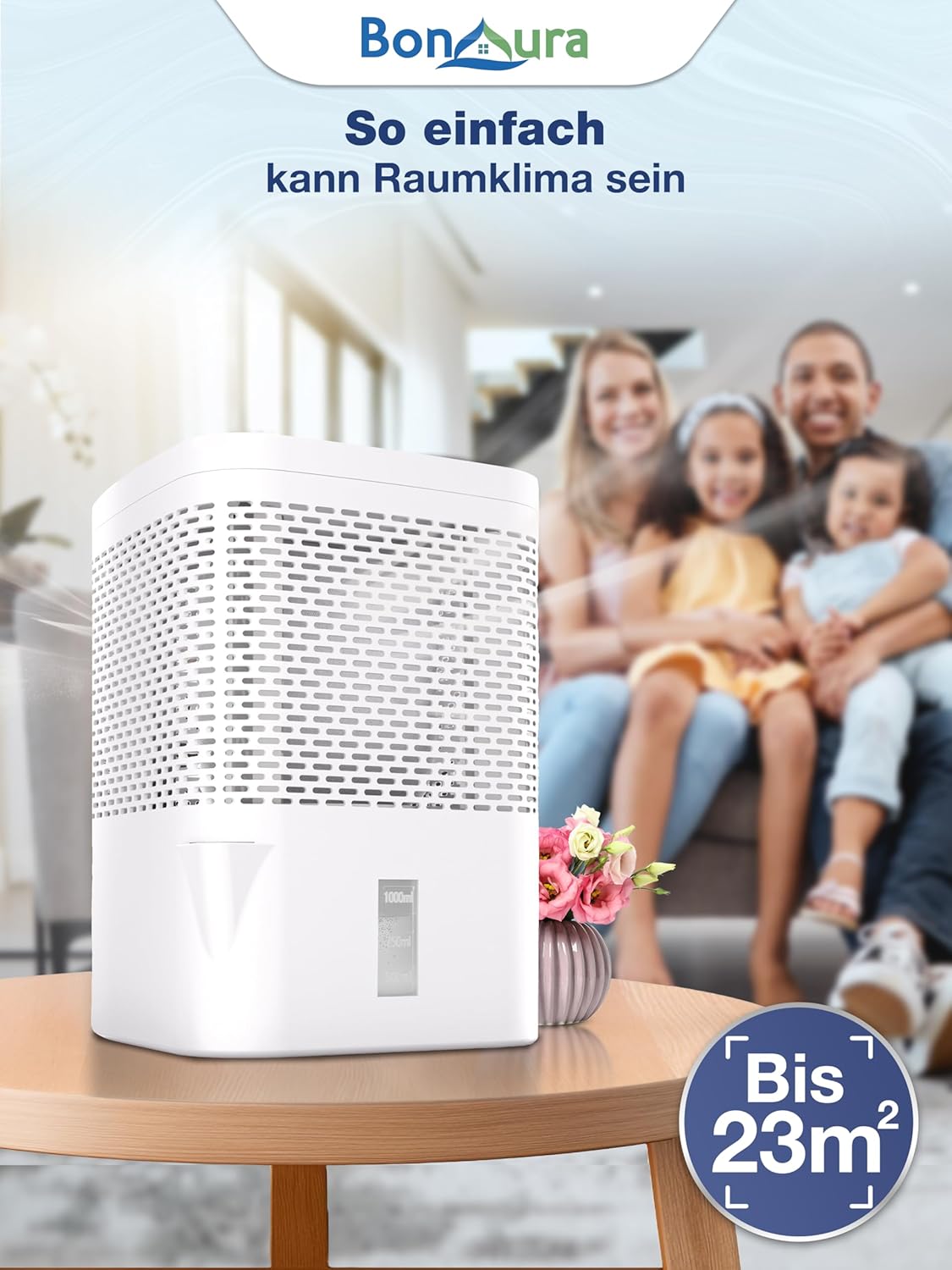 Luftentfeuchter AirOne, Luftentfeuchter Airone White + 5 X Granulat