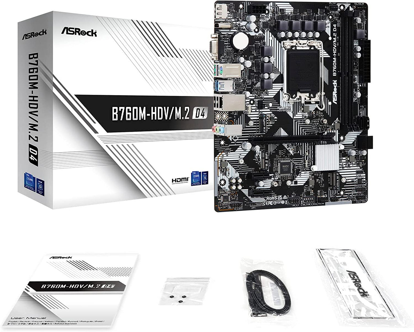 B760M-HDV/M.2 D4, Mainboard
