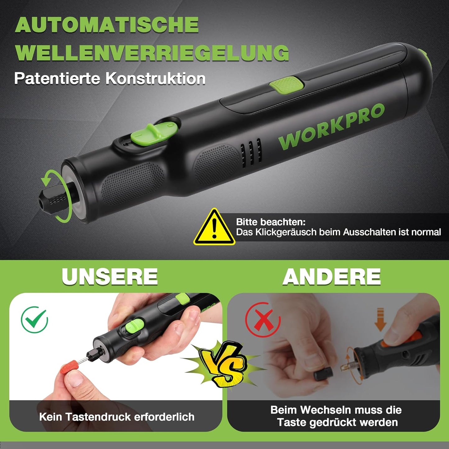 Akku Multifunktionswerkzeug mit Zubehör