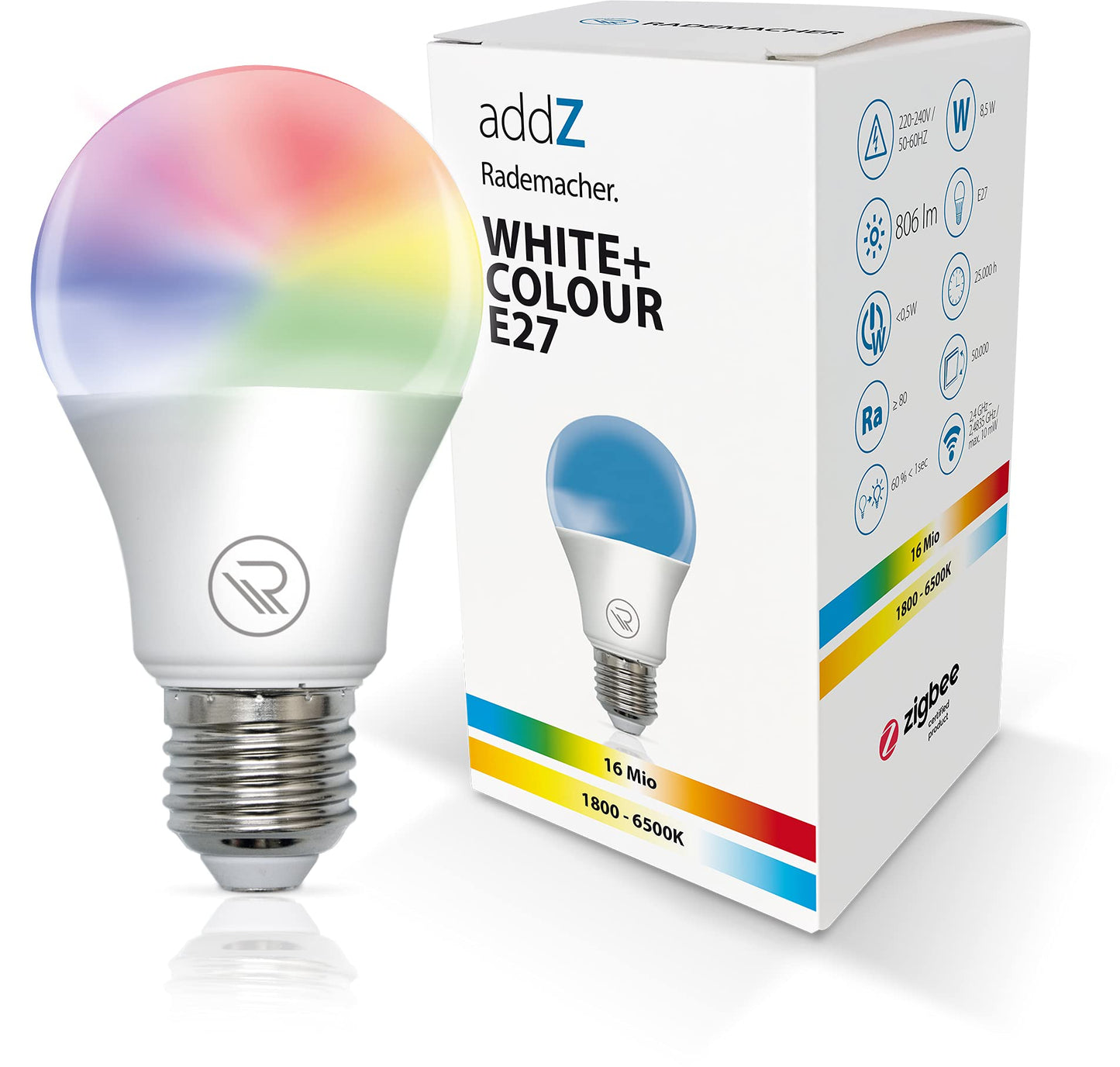 addZ White + Colour E27 LED, LED-Lampe, RADEMACHER E27 - Birne
