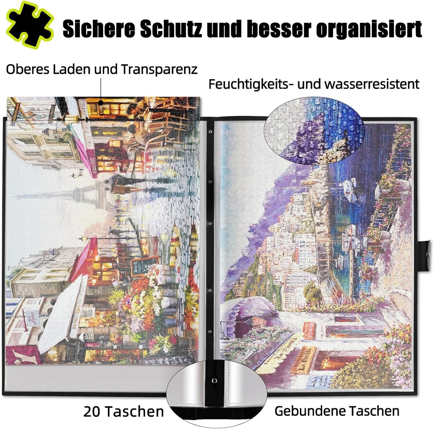Aufbewahrungsmappe für Puzzles