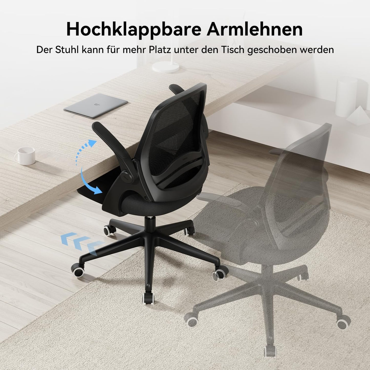 Schreibtischstuhl, Schwarz
