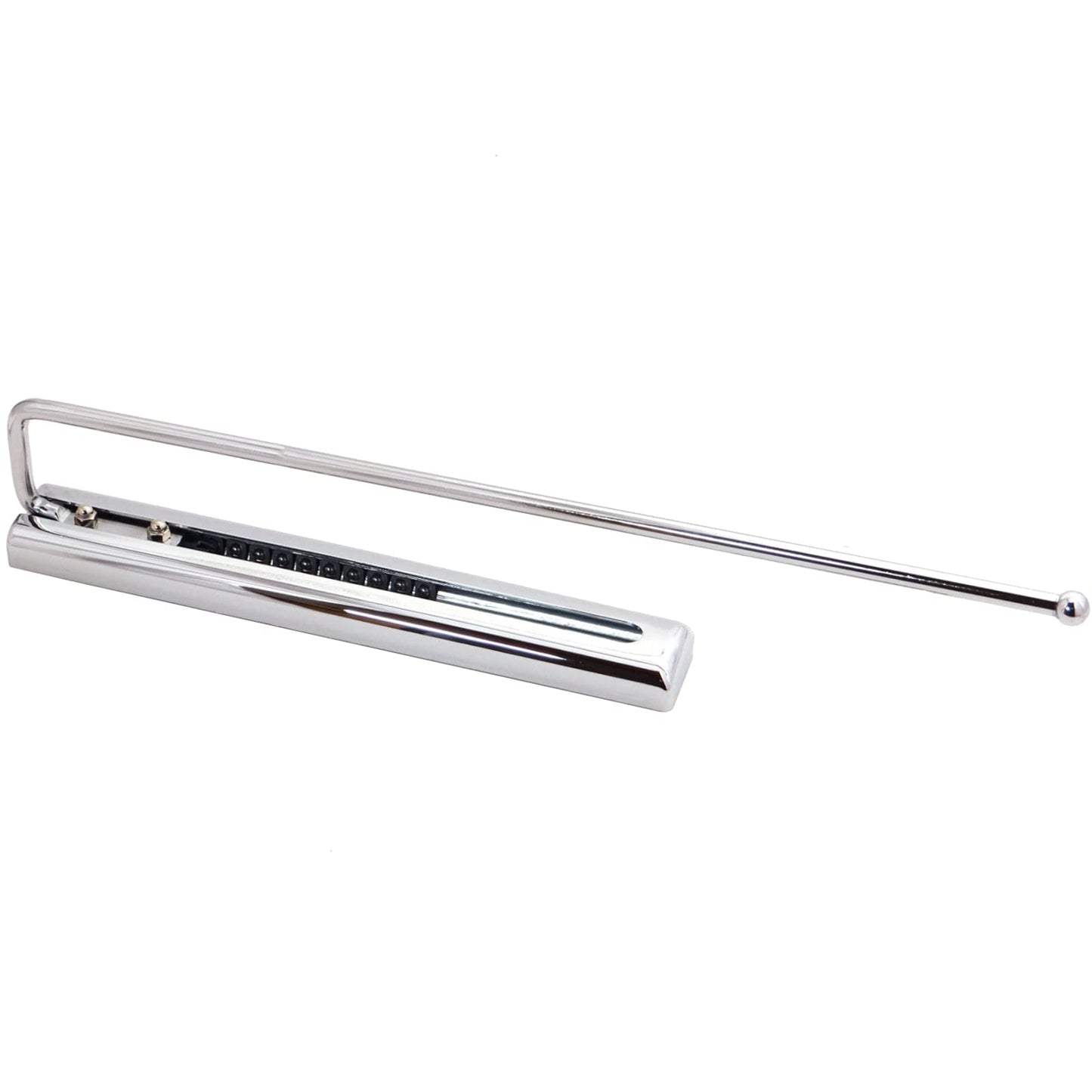 Handtuchstange mit Auszug, Chrom, 1-armig rund 410 mm Chrom Poliert