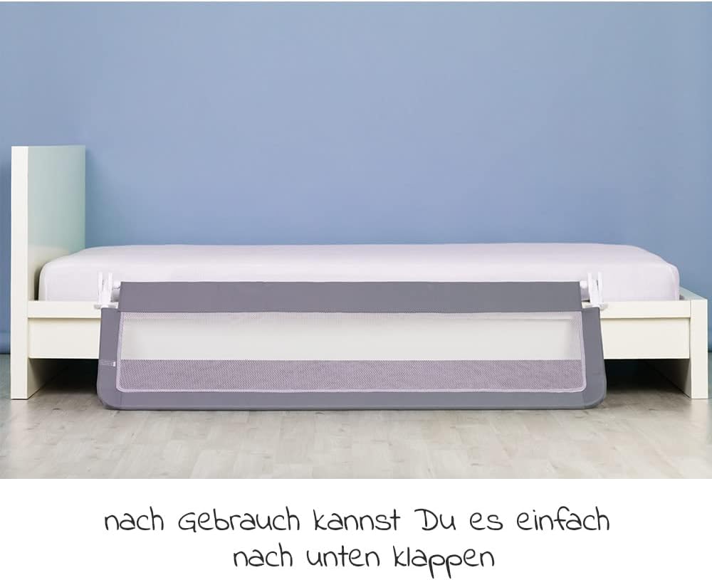Klappbares Bettschutzgitter für Kinder