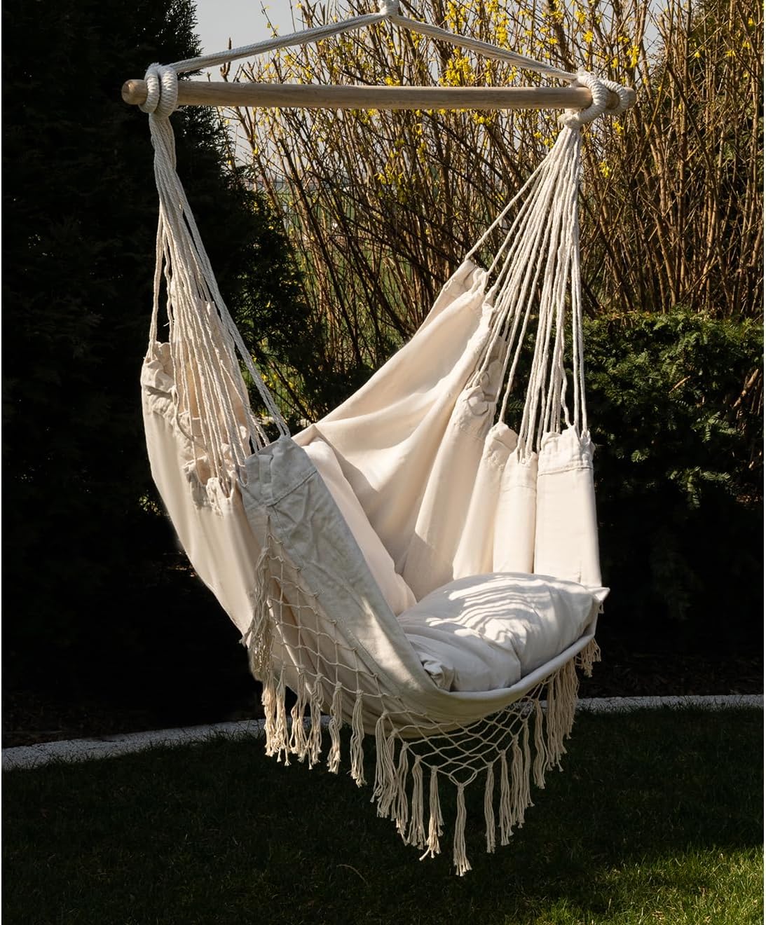Outdoor Hängesessel, Beige-beige