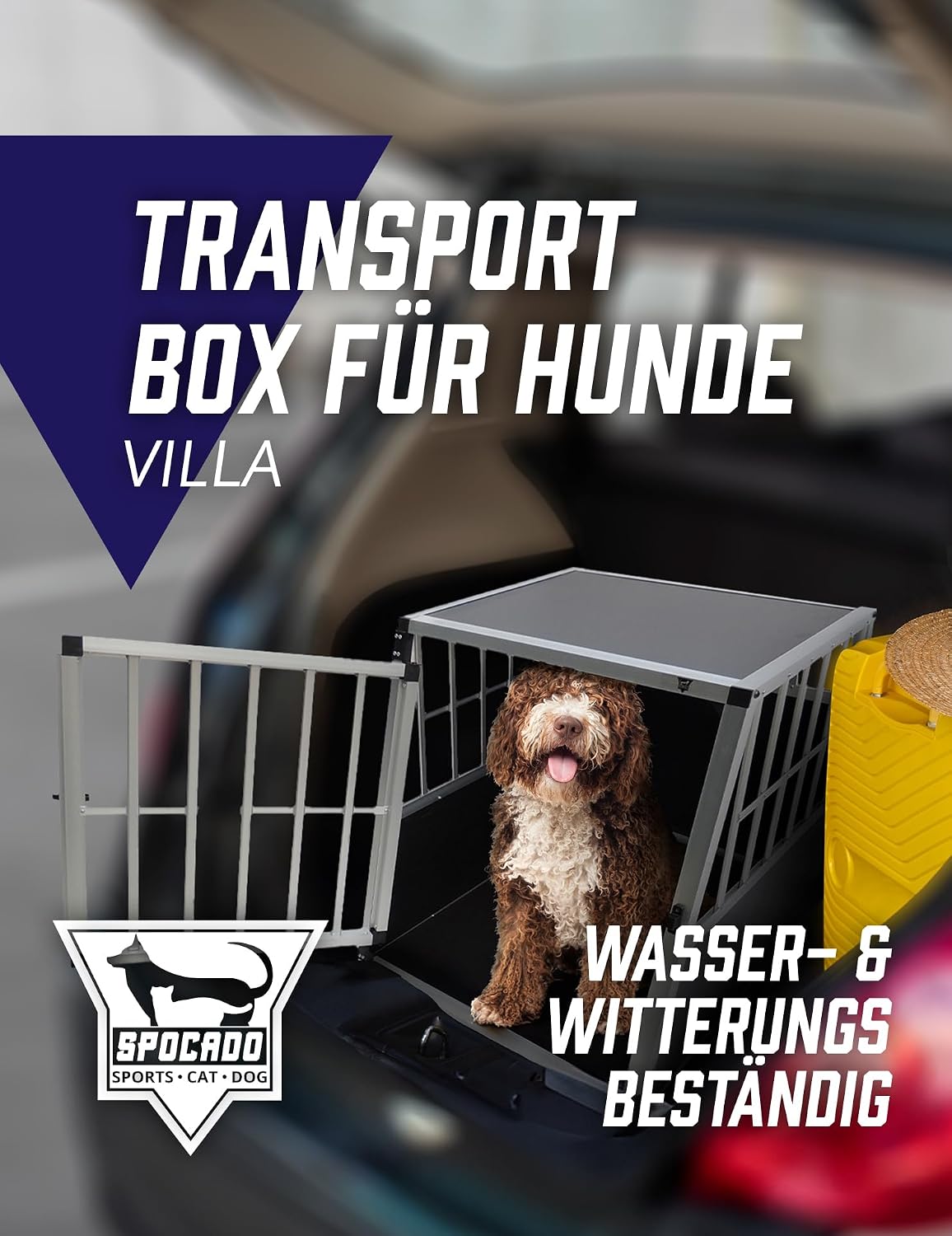 Hunde-Transportkäfig, 91 x 69 x 65 cm
