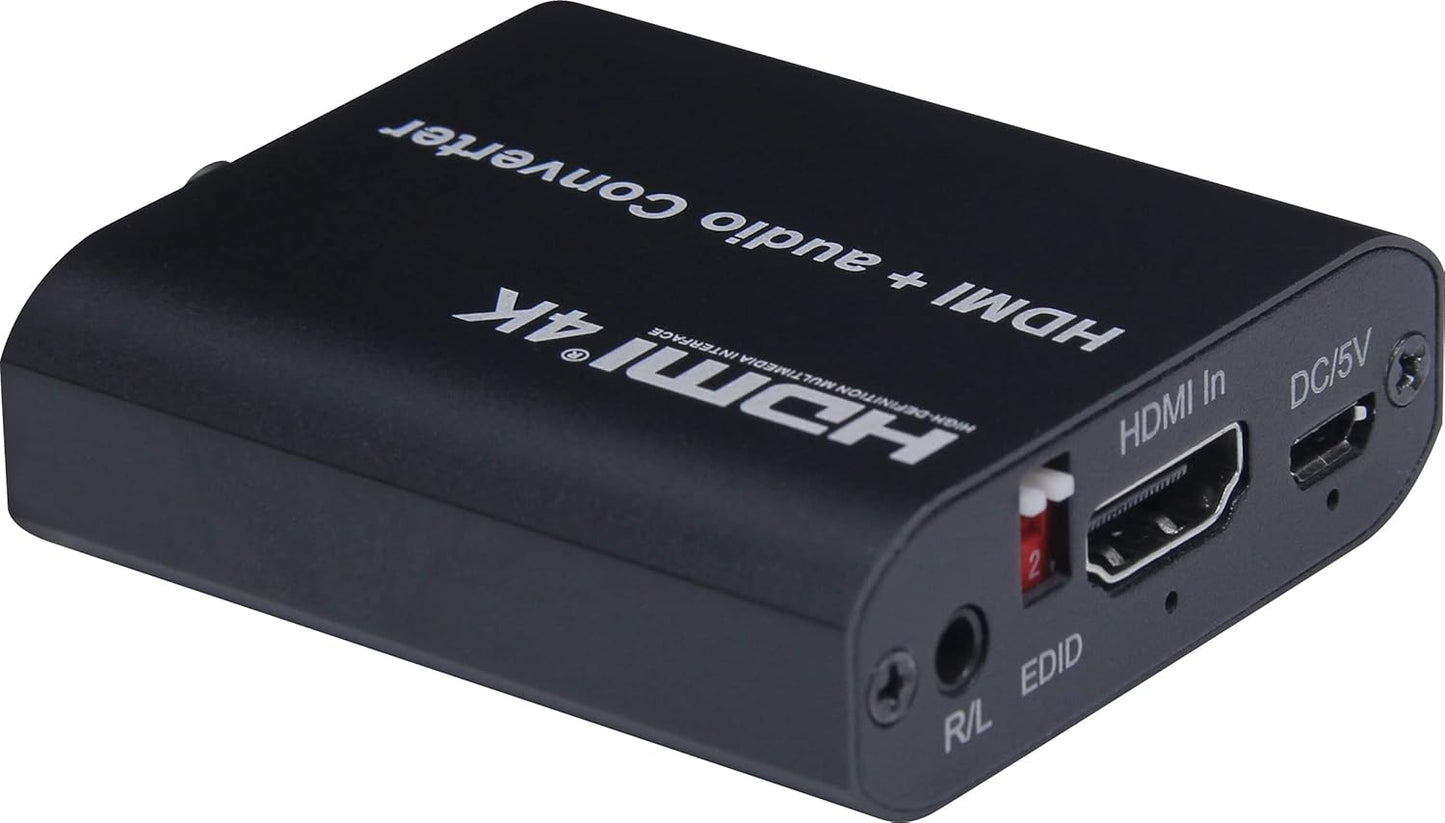 HDMI 4K Audio Extractor mit Audiotrennung