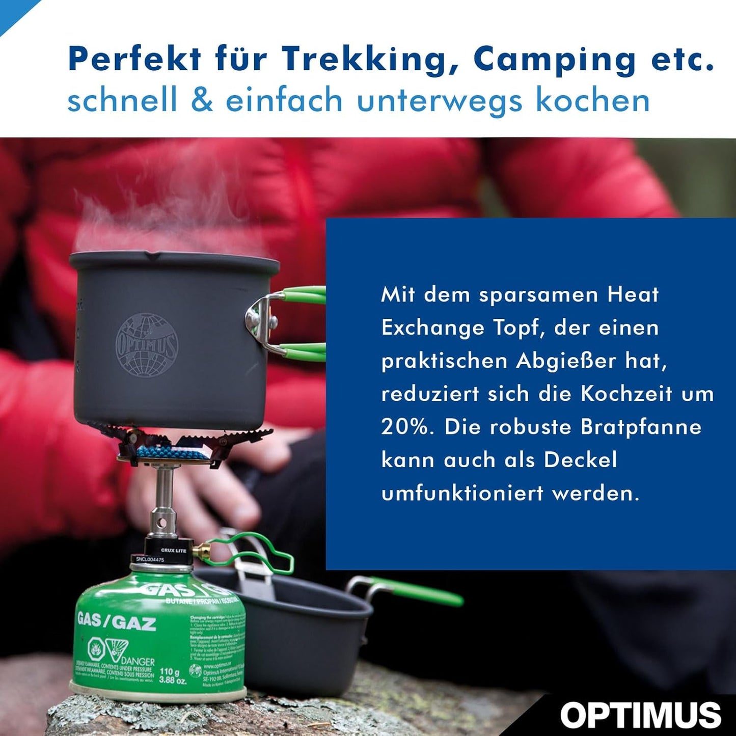 Ultraleichtes Camping-Kochset Terra Solo