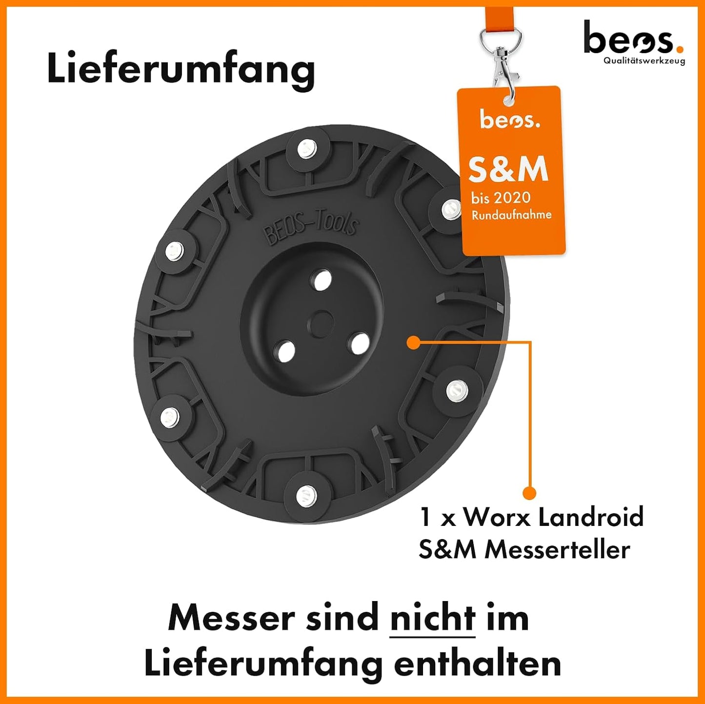 Mähroboter Tuning Messerteller, S&M [bis BJ 2020]