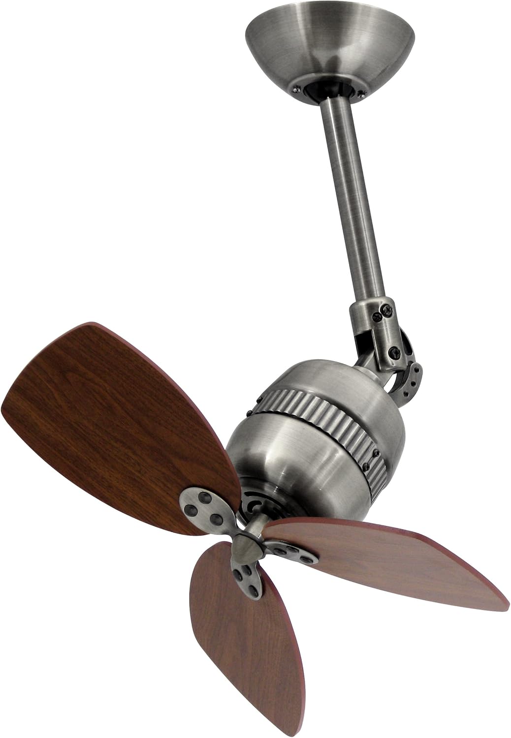FN11156 Deckenventilator Toledo, Zinn Antik / Walnuss