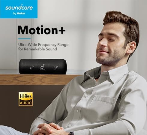 Motion+ Bluetooth HiFi Lautsprecher, Schwarz