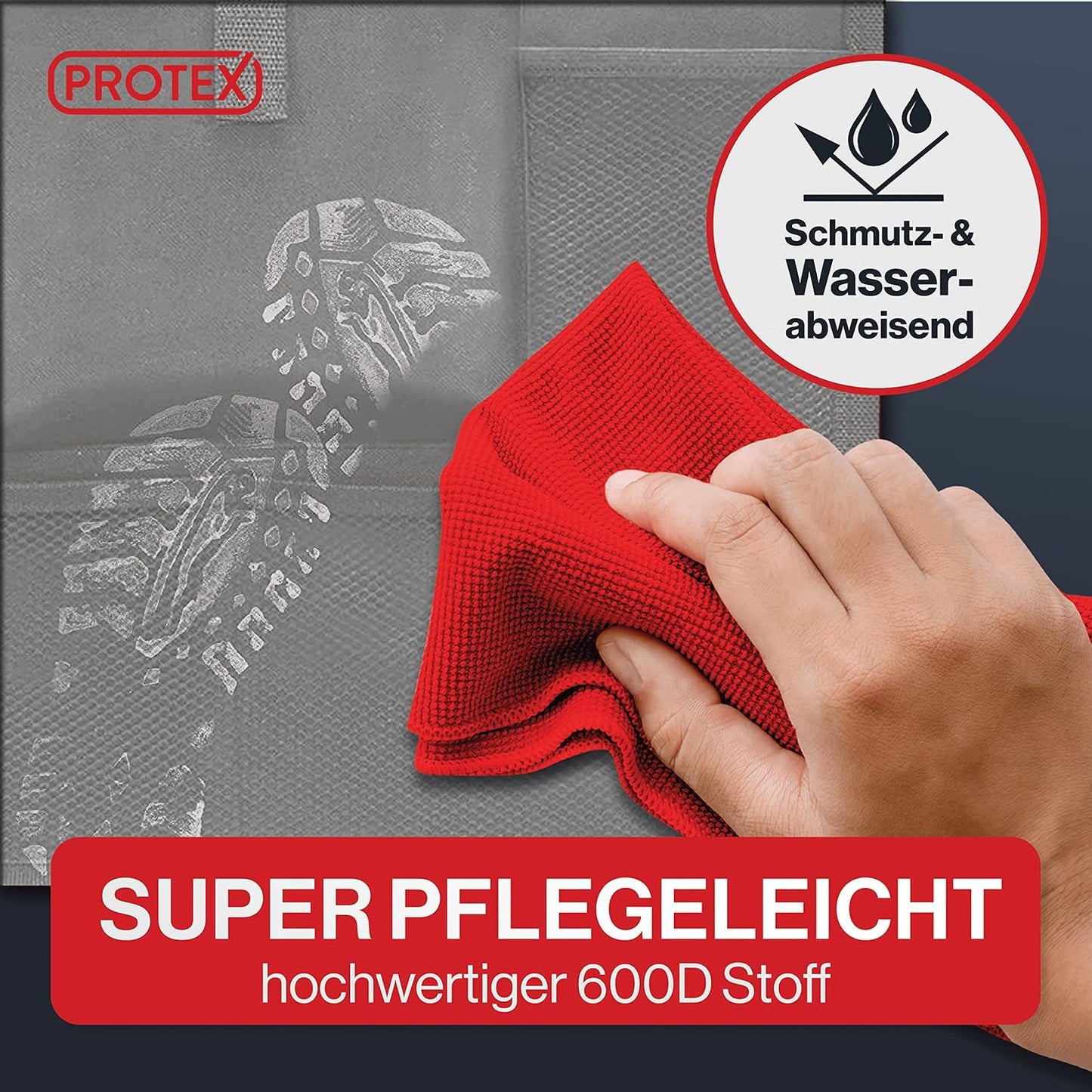 2er Set Rücksitz-Organizer, Organizer Grau 2er Set