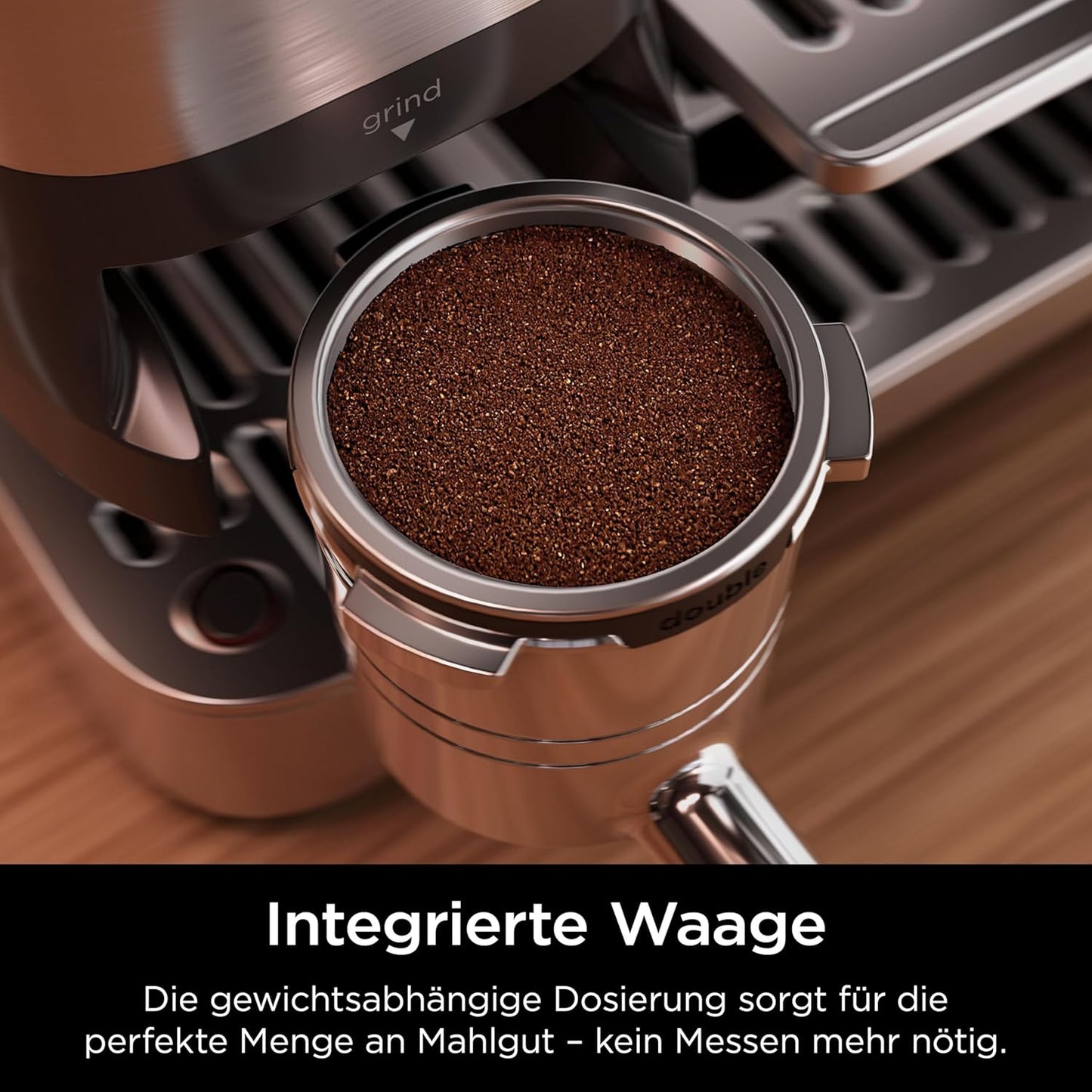 Luxe Pro Kaffeemaschine mit Mahlwerk und Milchaufschäumer, Pro