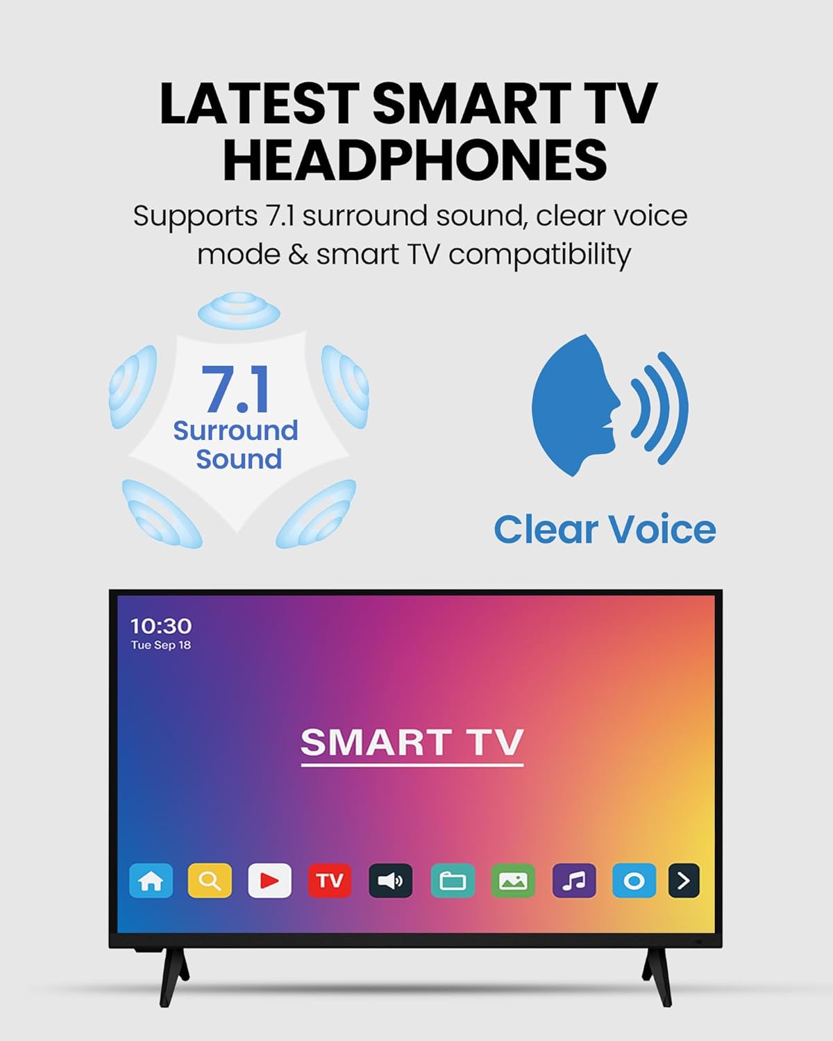 Eon 3D 7.1 Surround-Bluetooth-Kopfhörer