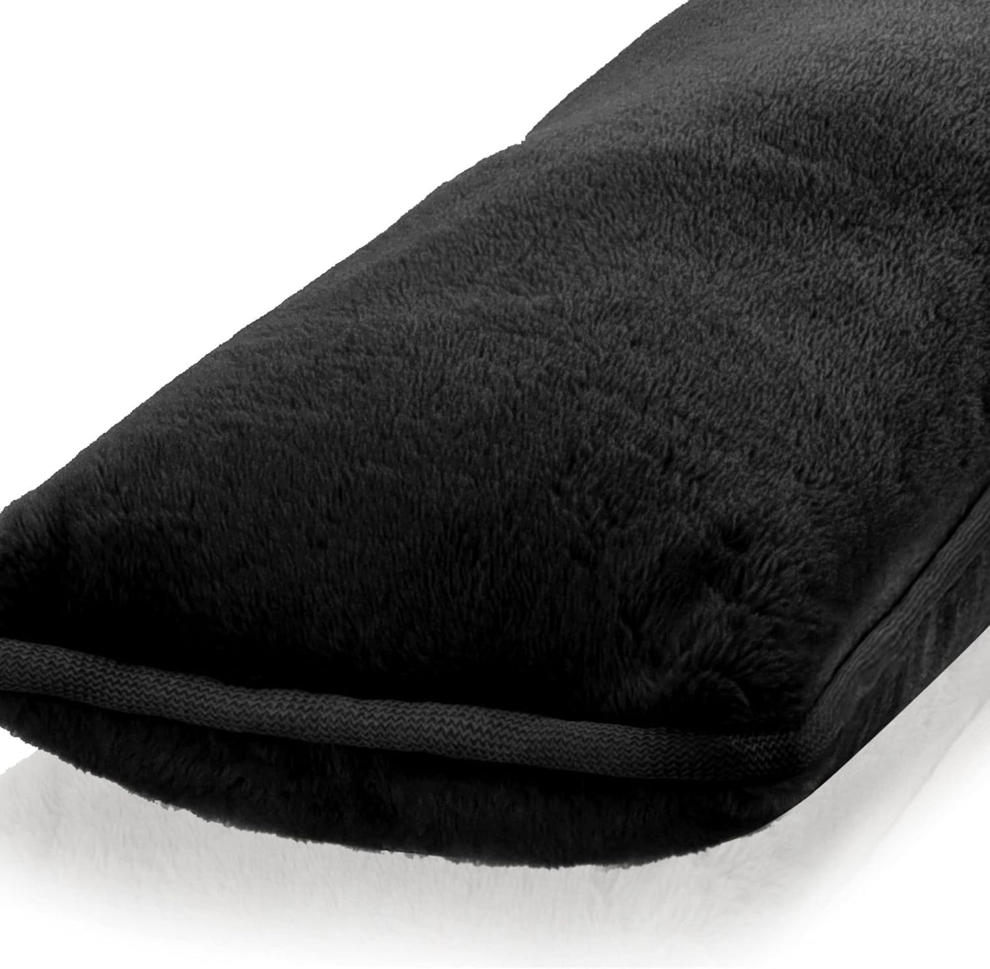Zugluftstopper Set, 02 Stück - Schwarz