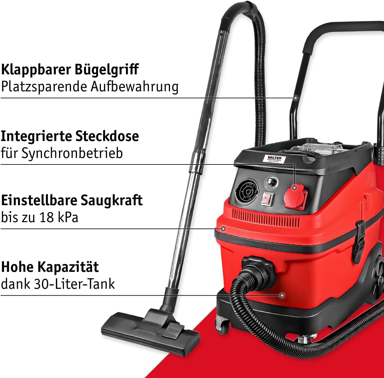Multifunktionssauger mit Wasserfilter