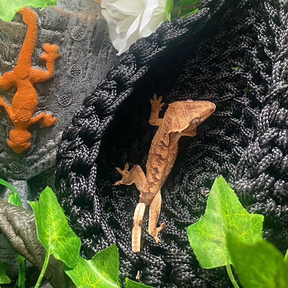 Hängematte für Reptilien und Kleintiere, Schwarz