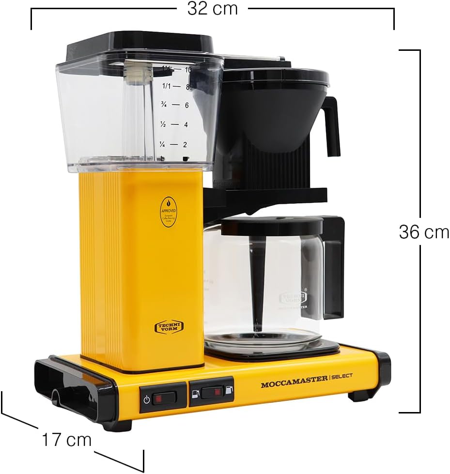 KBG Select Filterkaffeemaschine, Yellow Pepper Single