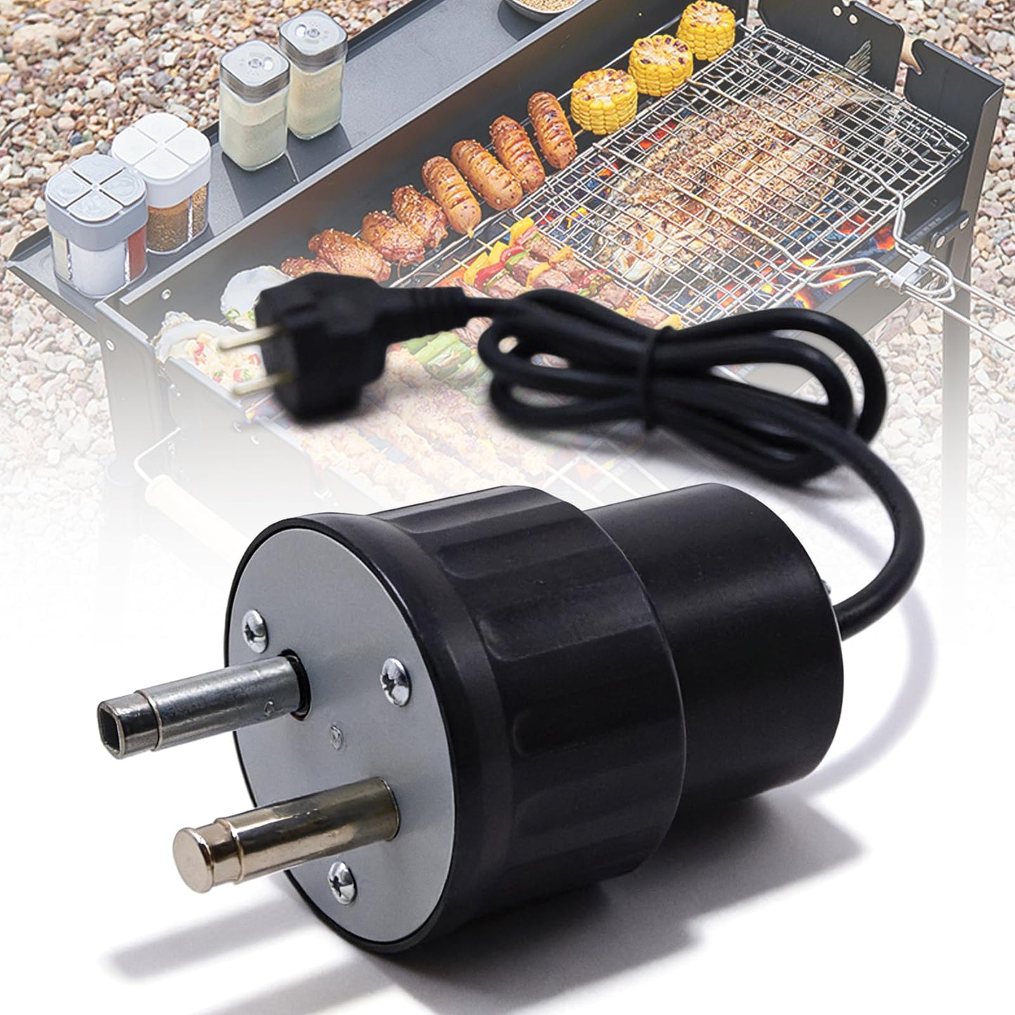Grillmotor für Drehspiess und Rotisserie