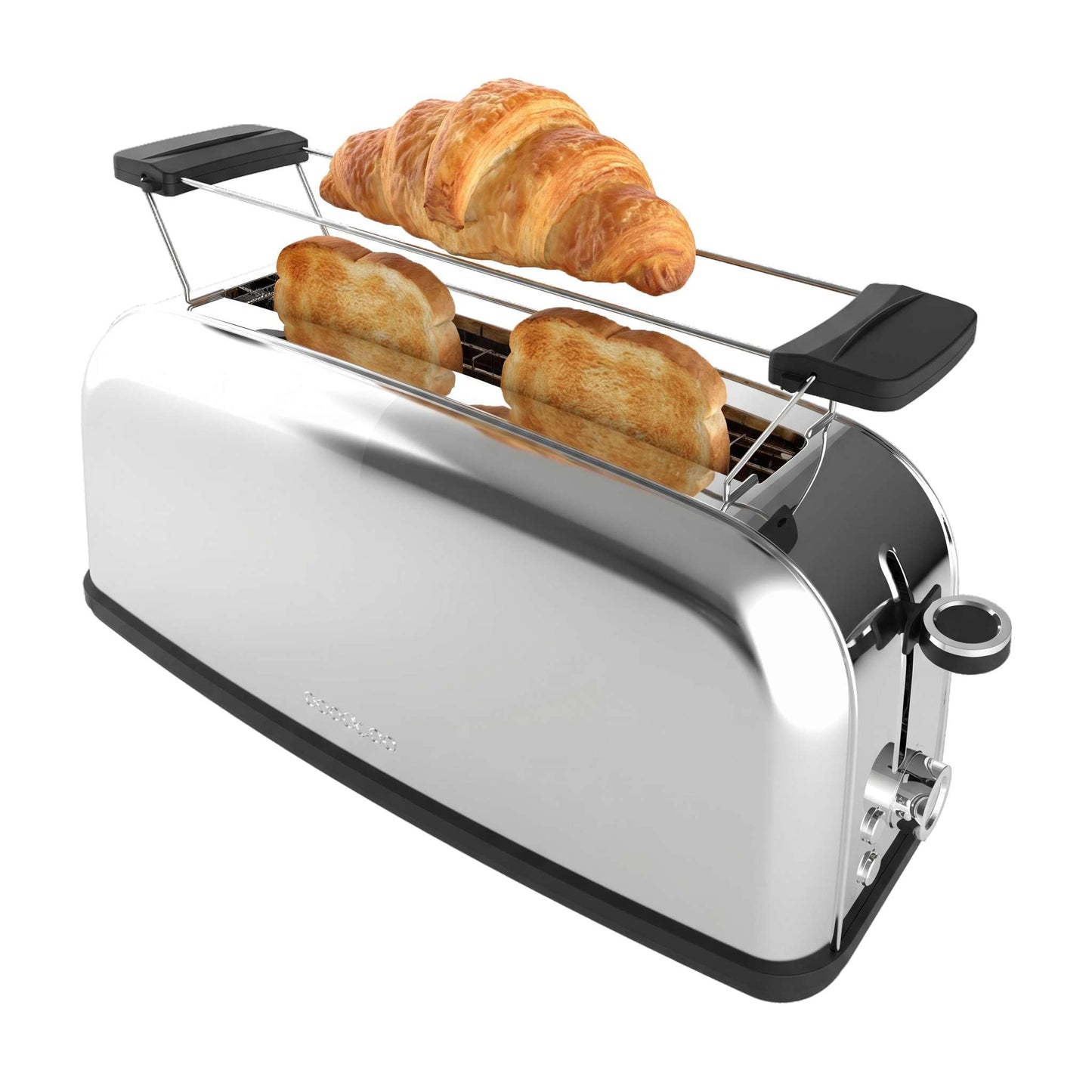 Langschlitztoaster Toastin' time 1100 Inox Long Plus