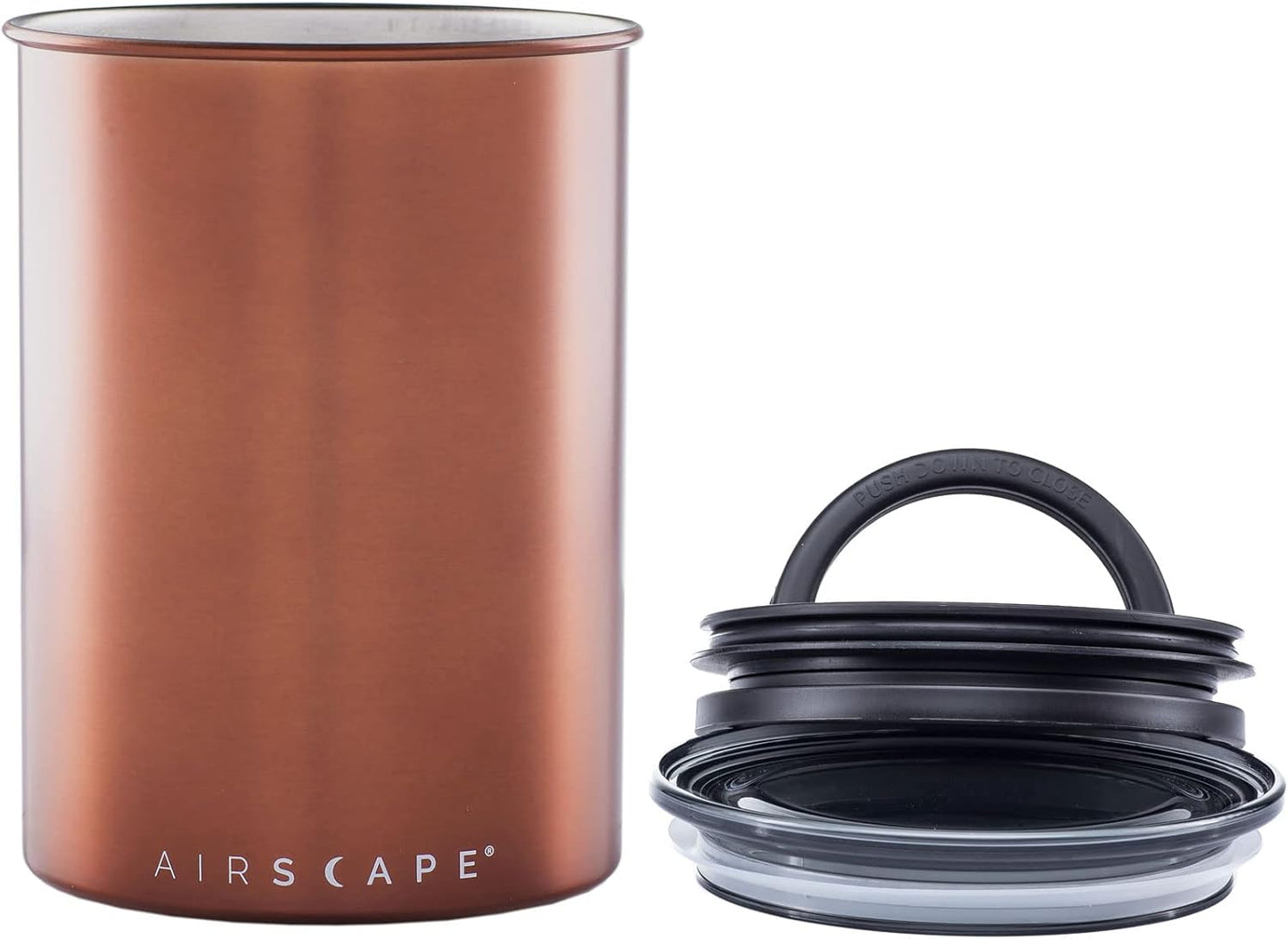 Airscape Frischhaltedose mit Vakuumdeckel, Kupfer, M