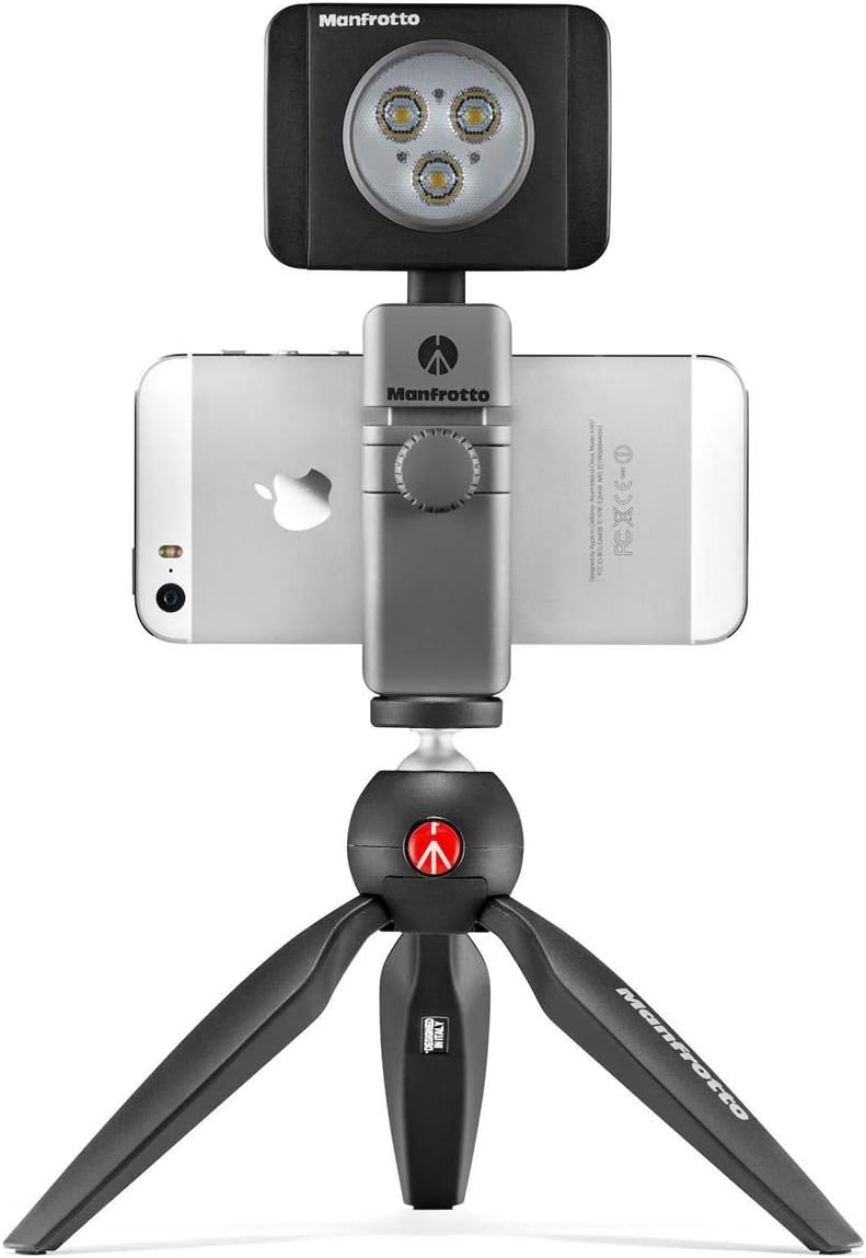 Universelle Smartphone-Halterung Twist Grip, Universal Smartphone Klemme Grau/silber - Matt