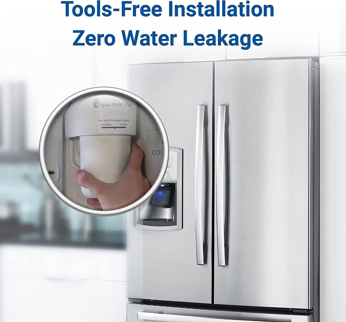 Kühlschrank Wasserfilter Set, 3 Stück (1er Pack)