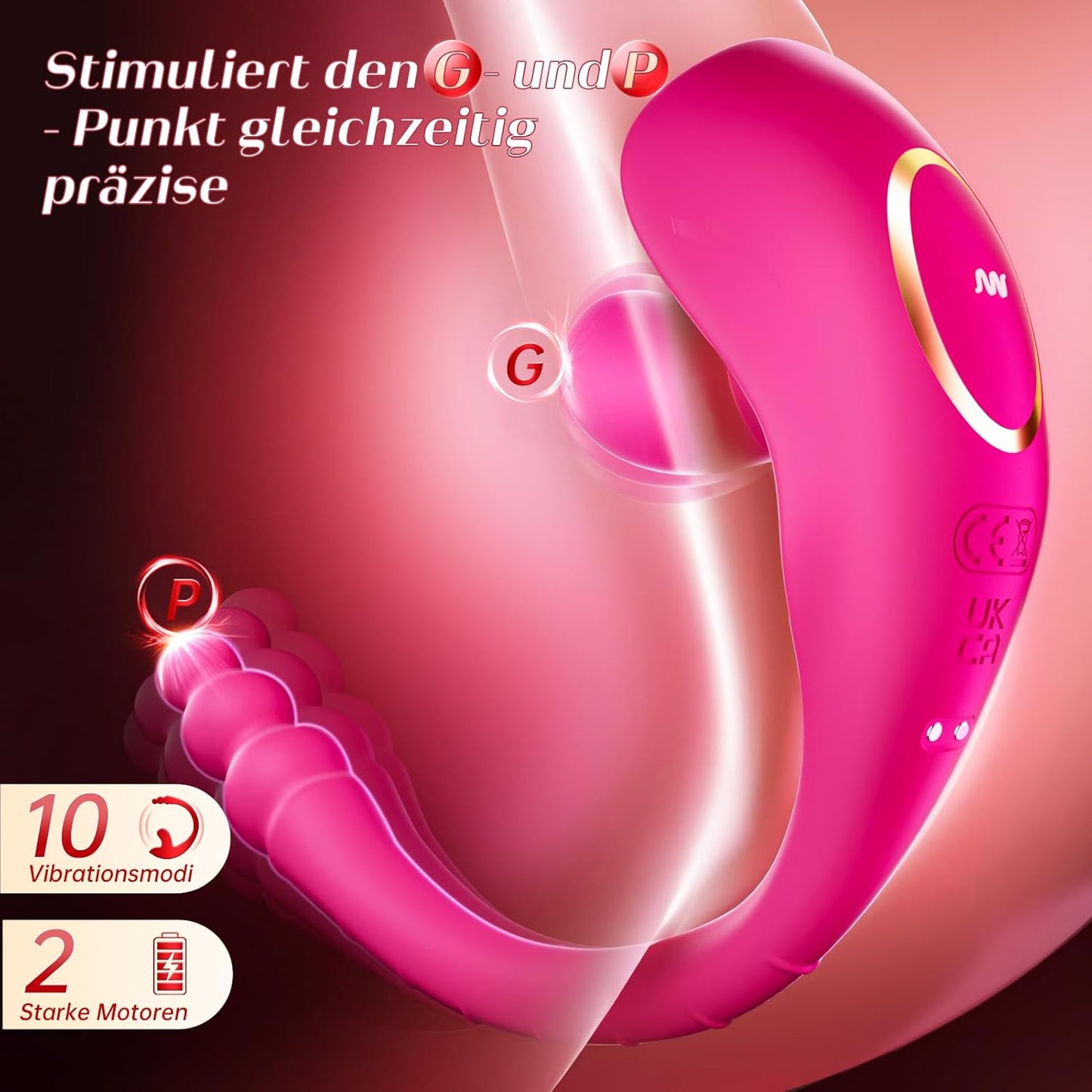 2in1 Vibrator mit App-Steuerung