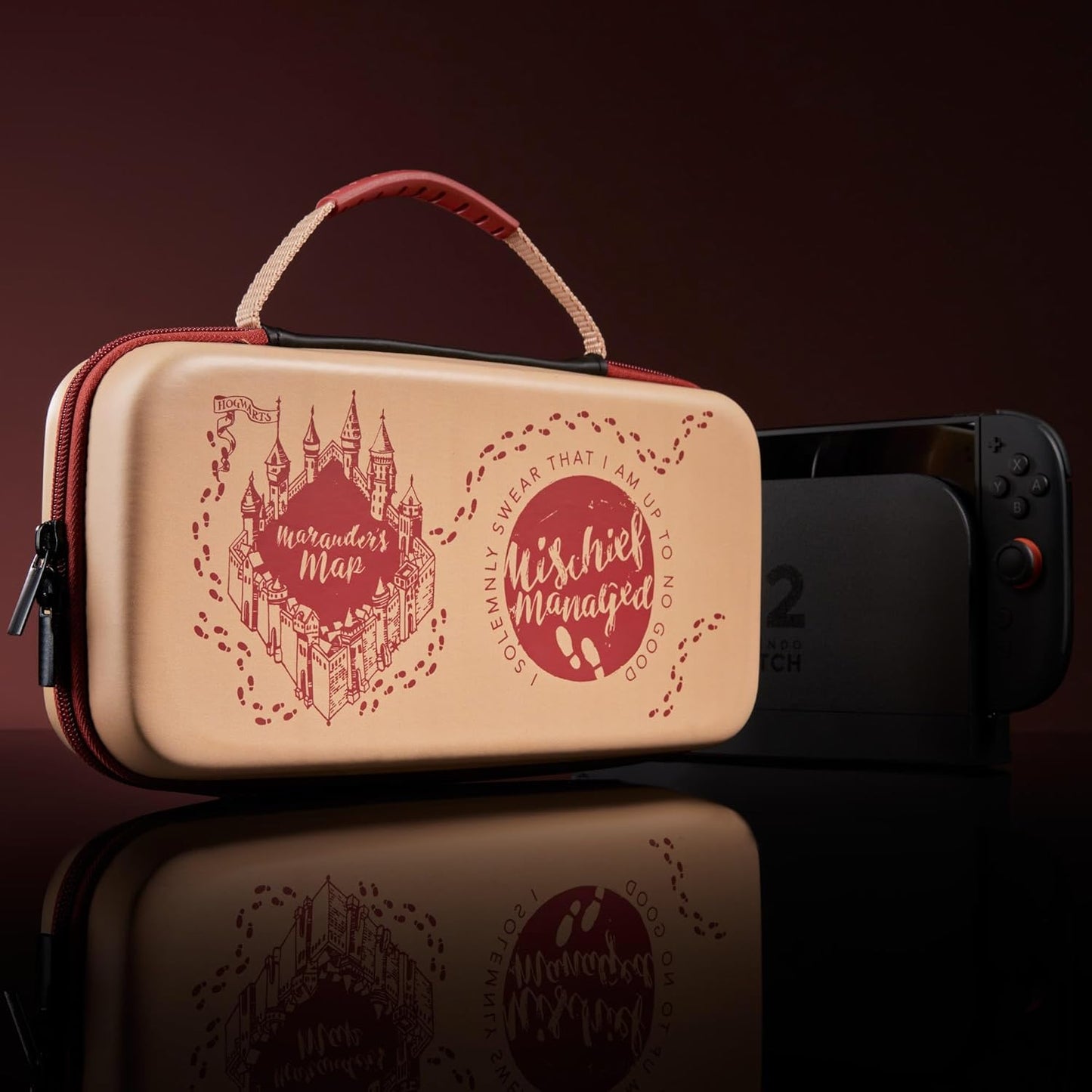 Harry Potter Trageetui für Switch und Switch 2, Karte des Rumtreibers Design
