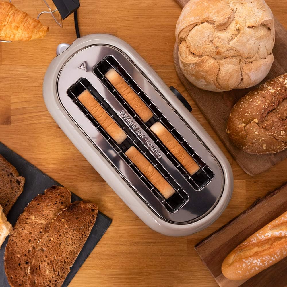 Digitaler Langschlitztoaster ClassicToast 15000, Extra Doppel / Beige