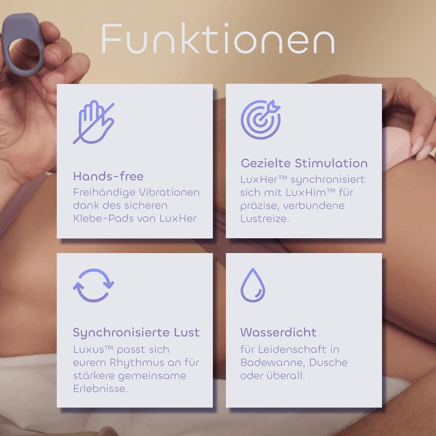 App-gesteuertes Paarspielzeug-Vibrator Set